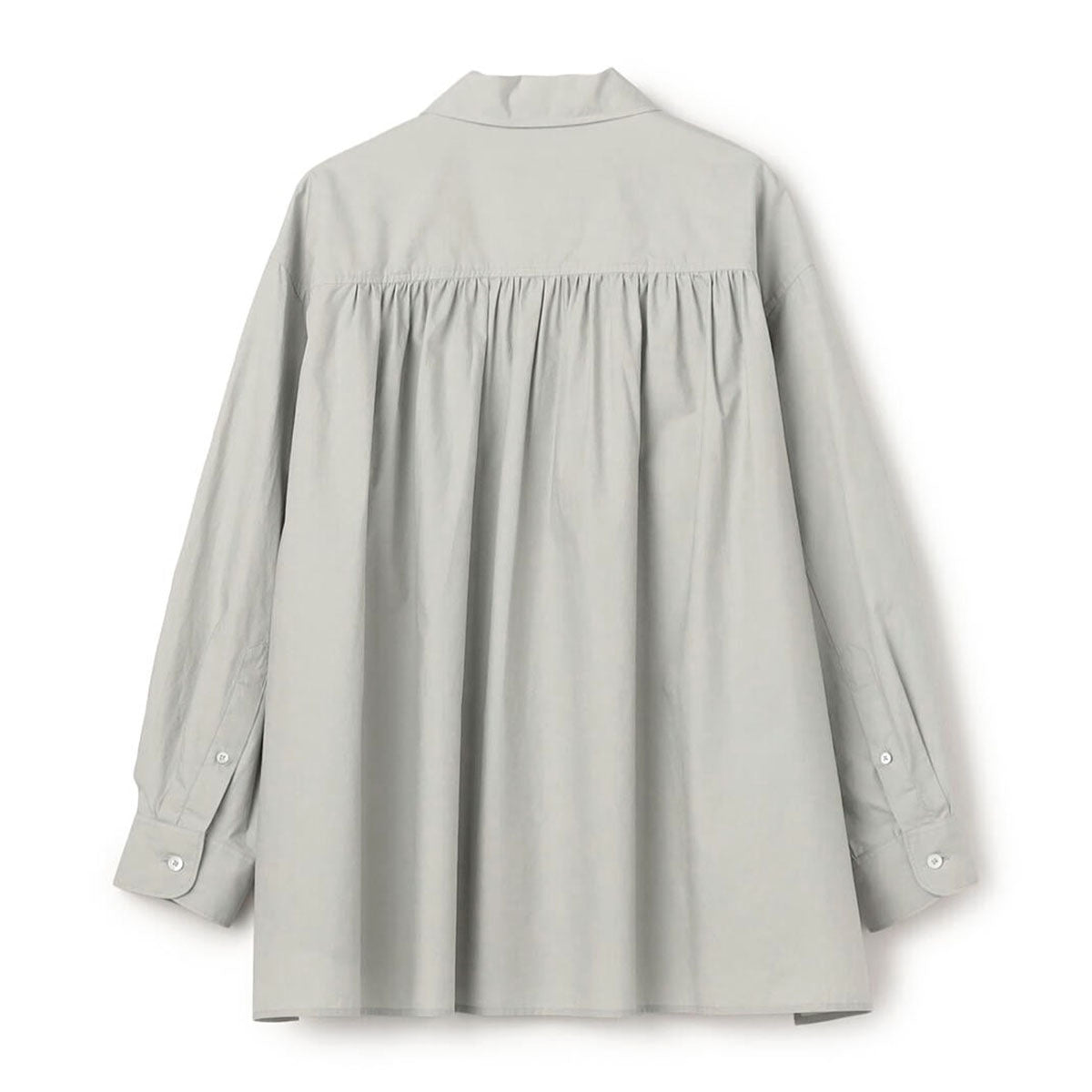 Gymphlex Cotton L/S tunic shirt ジムフレックス コットン 長袖チュニックシャツ GY-B0365-OGT【レディース 長袖シャツ リラックスサイズ サイドスリット 26SS】