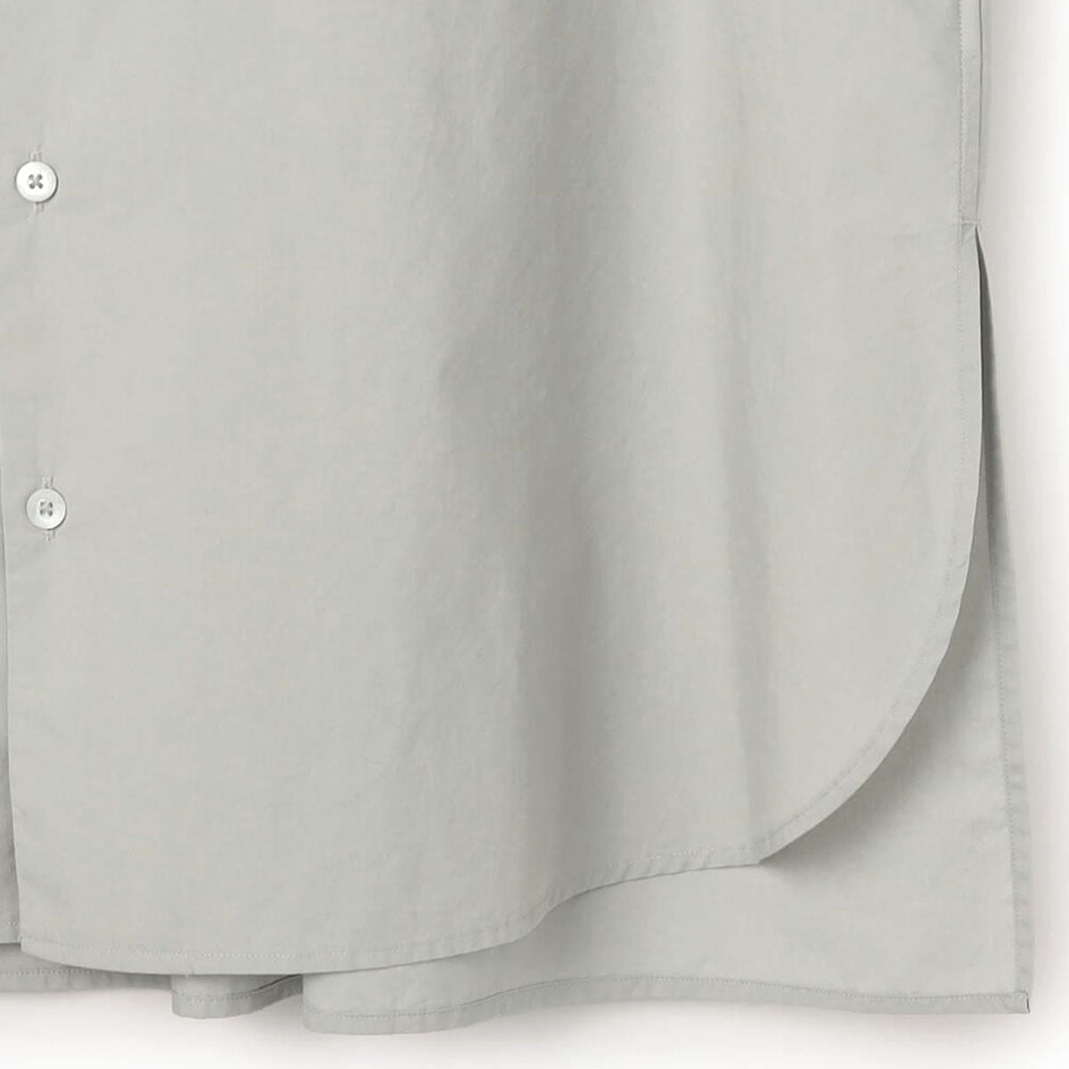 Gymphlex Cotton L/S tunic shirt ジムフレックス コットン 長袖チュニックシャツ GY-B0365-OGT【レディース 長袖シャツ リラックスサイズ サイドスリット 26SS】
