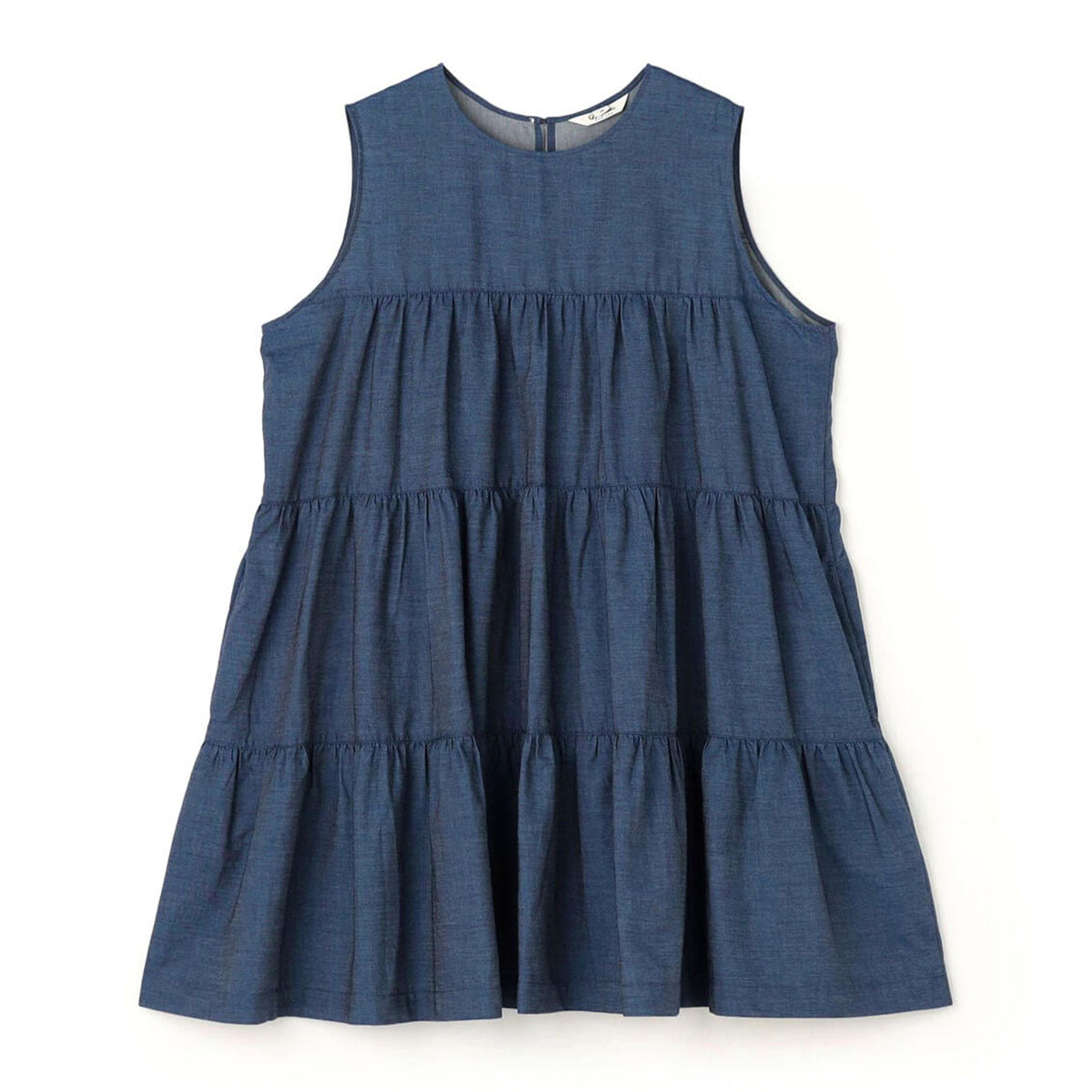 Gymphlex Tiered tunic ジムフレックス ティアードチュニック GY-B0470-DPD【レディース コットン素材 デニム生地 26SS】