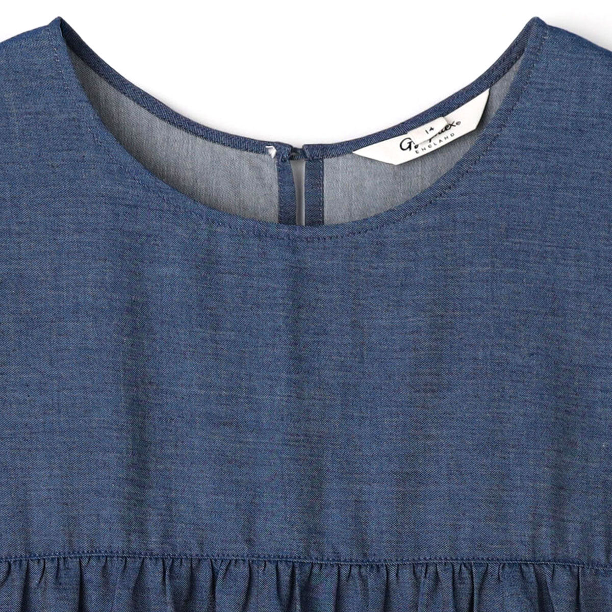 Gymphlex Tiered tunic ジムフレックス ティアードチュニック GY-B0470-DPD【レディース コットン素材 デニム生地 26SS】