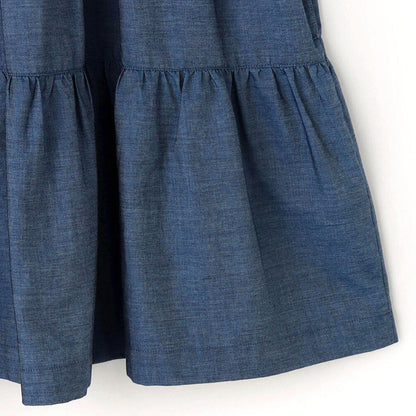 Gymphlex Tiered tunic ジムフレックス ティアードチュニック GY-B0470-DPD【レディース コットン素材 デニム生地 26SS】