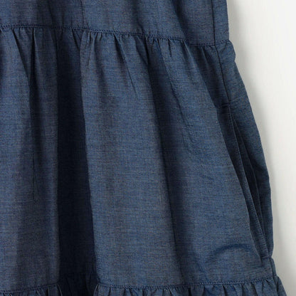 Gymphlex Tiered tunic ジムフレックス ティアードチュニック GY-B0470-DPD【レディース コットン素材 デニム生地 26SS】