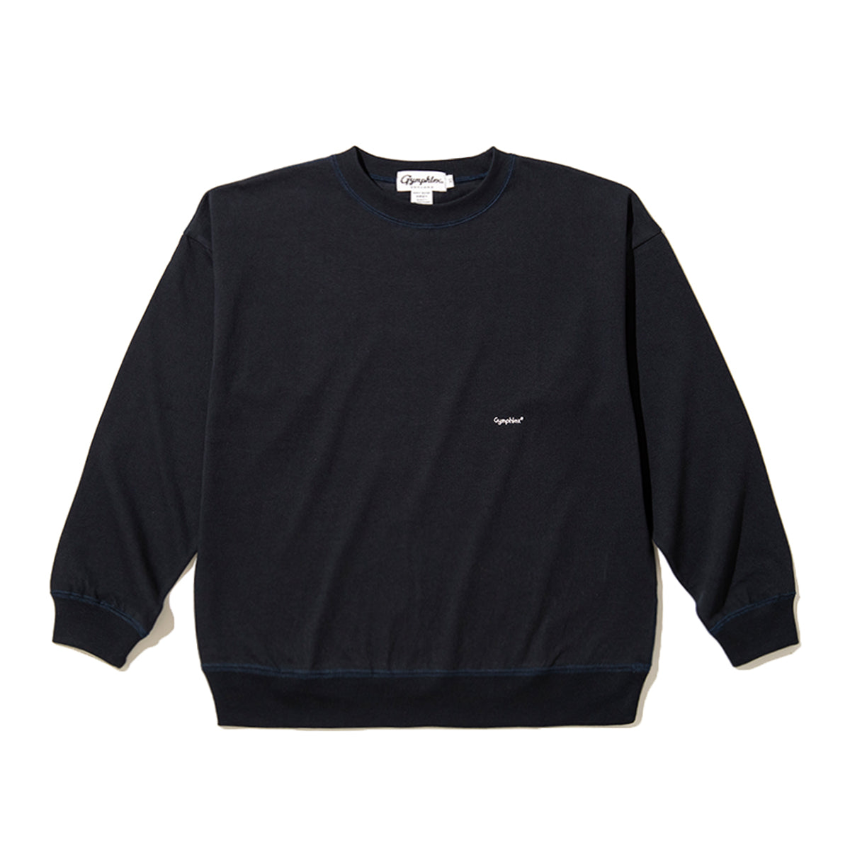 Gymphlex Crewneck L/S T-shirt ジムフレックス クルーネック 長袖Tシャツ GY-C0102-HWJ【レディース コットン素材 刺繍ロゴ 長袖 26SS】