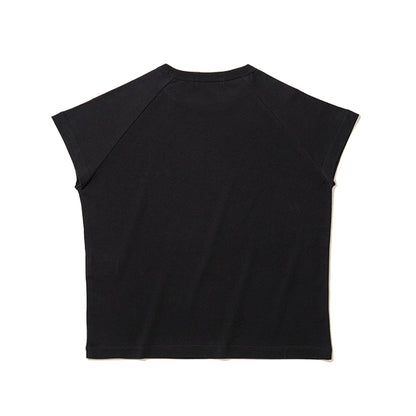 Gymphlex Raglan Sleeveless P.O. ジムフレックス ラグランスリーブレスP.O. GY-C0450-FLK【レディース コットン素材 ラグラン切り替え 26SS】