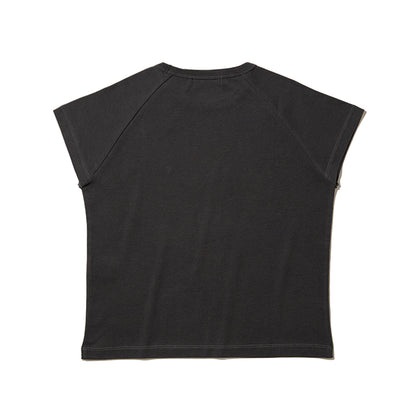 Gymphlex Raglan Sleeveless P.O. ジムフレックス ラグランスリーブレスP.O. GY-C0450-FLK【レディース コットン素材 ラグラン切り替え 26SS】