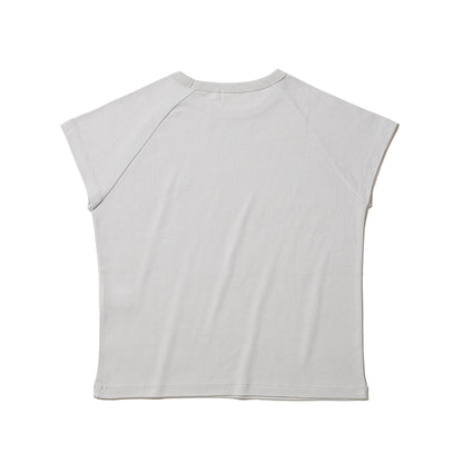 Gymphlex Raglan Sleeveless P.O. ジムフレックス ラグランスリーブレスP.O. GY-C0450-FLK【レディース コットン素材 ラグラン切り替え 26SS】