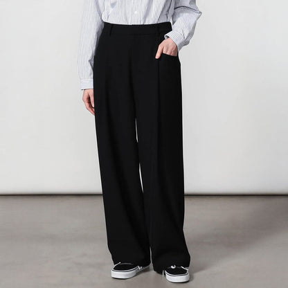 Gymphlex Tuck Wide Easy Pants ジムフレックス タック ワイドイージーパンツ GY-E0304-JIK【レディース フロントタック ワイドストレート 26SS】