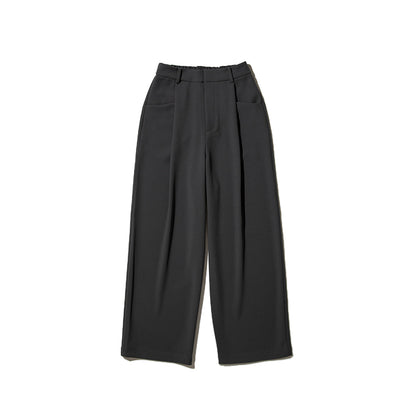 Gymphlex Tuck Wide Easy Pants ジムフレックス タック ワイドイージーパンツ GY-E0304-JIK【レディース フロントタック ワイドストレート 26SS】