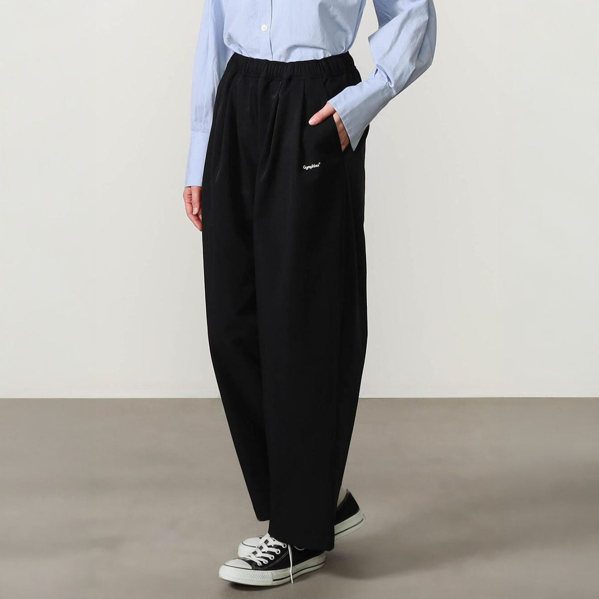 Gymphlex Wide Straight Easy Pants ジムフレックス ワイドストレート イージーパンツ GY-E0308-PDC【レディース イージーパンツ ストレッチ性 26SS】