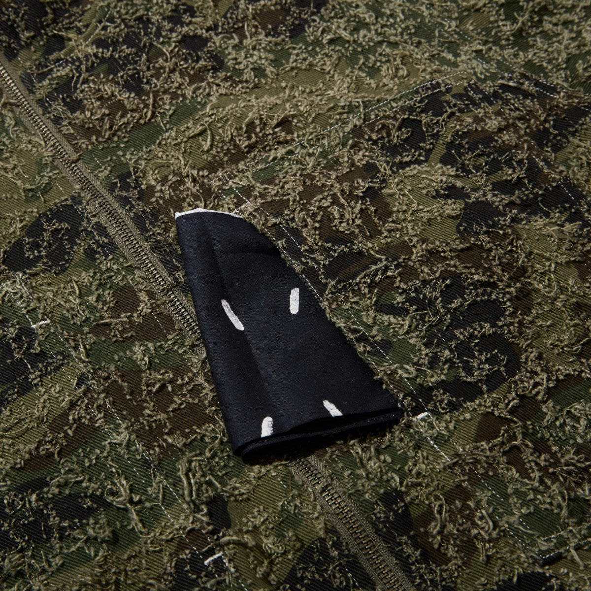 Diaspora skateboards Starbury Parka ディアスポラ スケートボード スターベリーパーカー DSP-26SS-0T02【メンズ フード付きジャケット パッチワークデニム カモフラージュ柄 ボックスシルエット ドローコード仕様 26SS】