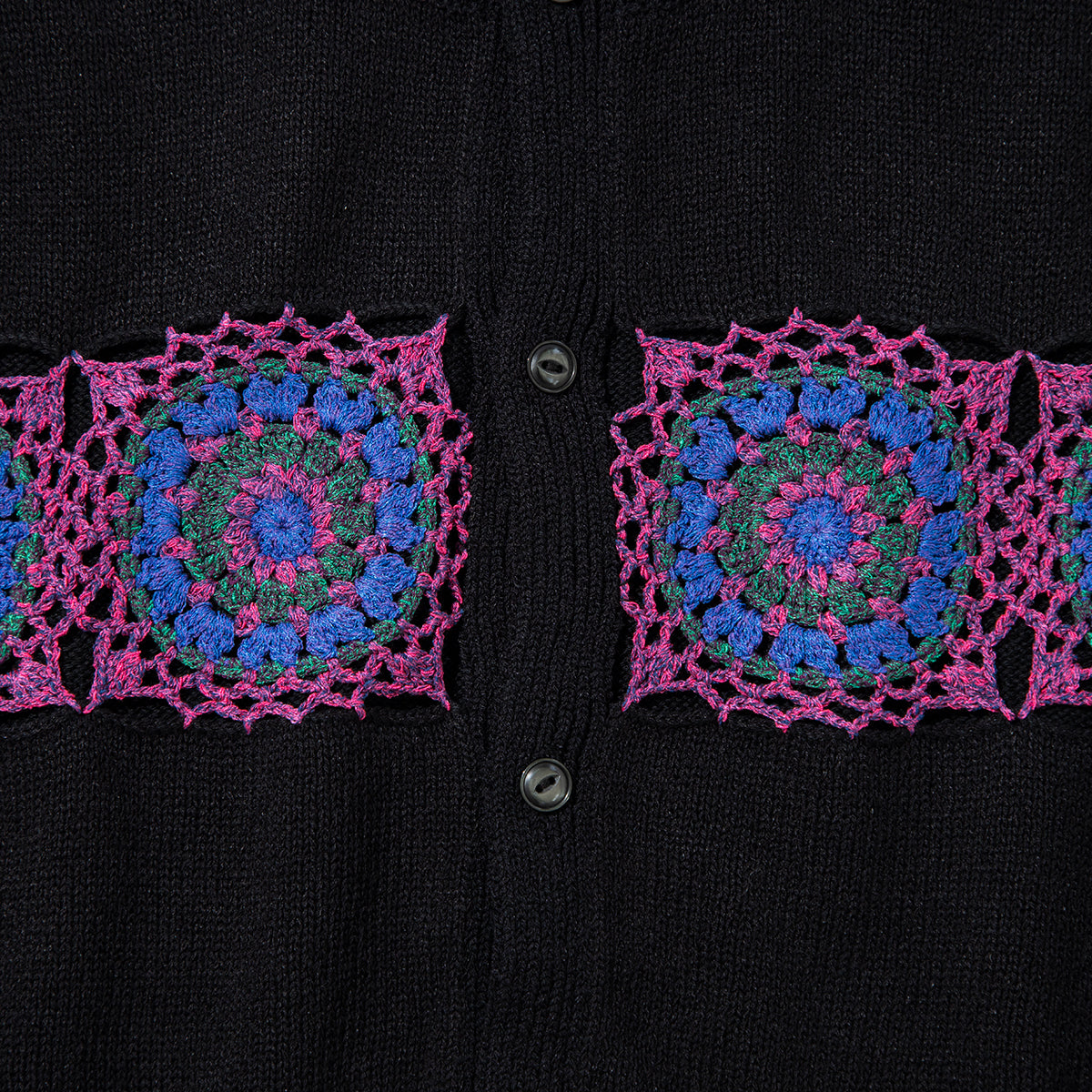 CROCHET KNIT CARDIGAN