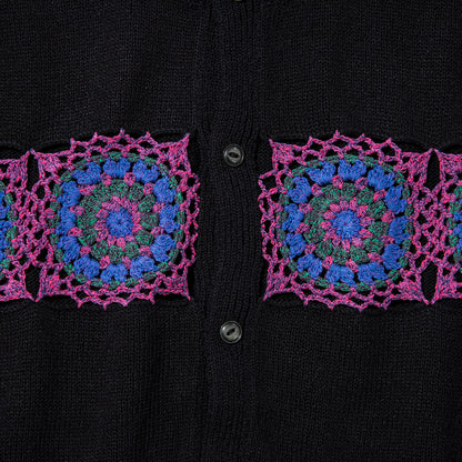 CROCHET KNIT CARDIGAN