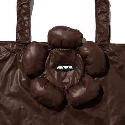 NON TOKYO FLOWER ECO BAG ノントーキョー フラワー エコバッグ NON-26S-0227【レディース エコバッグ 耐久性 カラビナ付き 26SS】