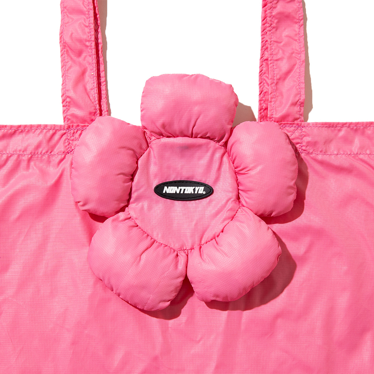 NON TOKYO FLOWER ECO BAG ノントーキョー フラワー エコバッグ NON-26S-0227【レディース エコバッグ 耐久性 カラビナ付き 26SS】