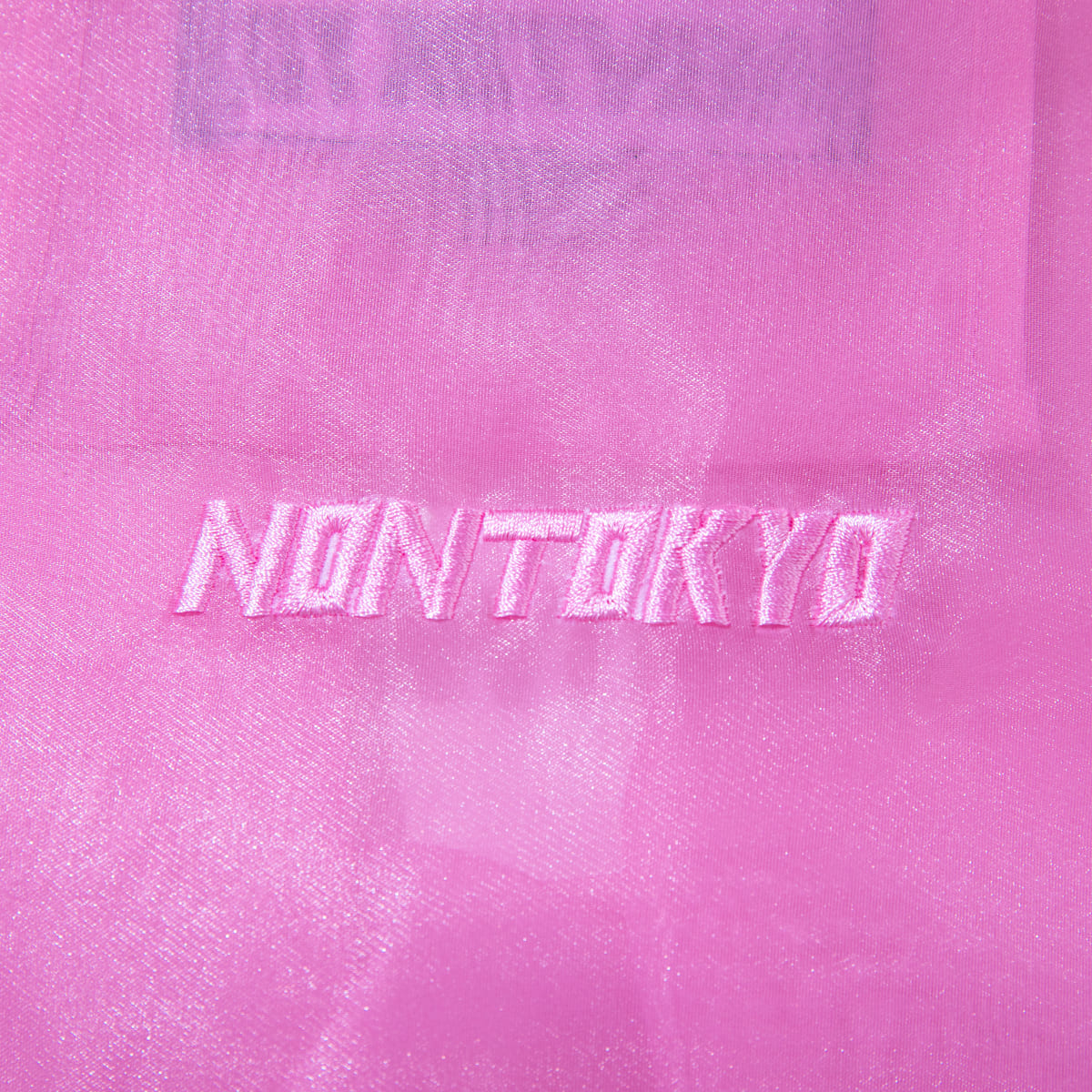 NON TOKYO SHEER FRILL BAG ノントーキョー シアー フリル バッグ NON-26S-0339【レディース シアー素材 ポリエステル 収納可能 26SS】