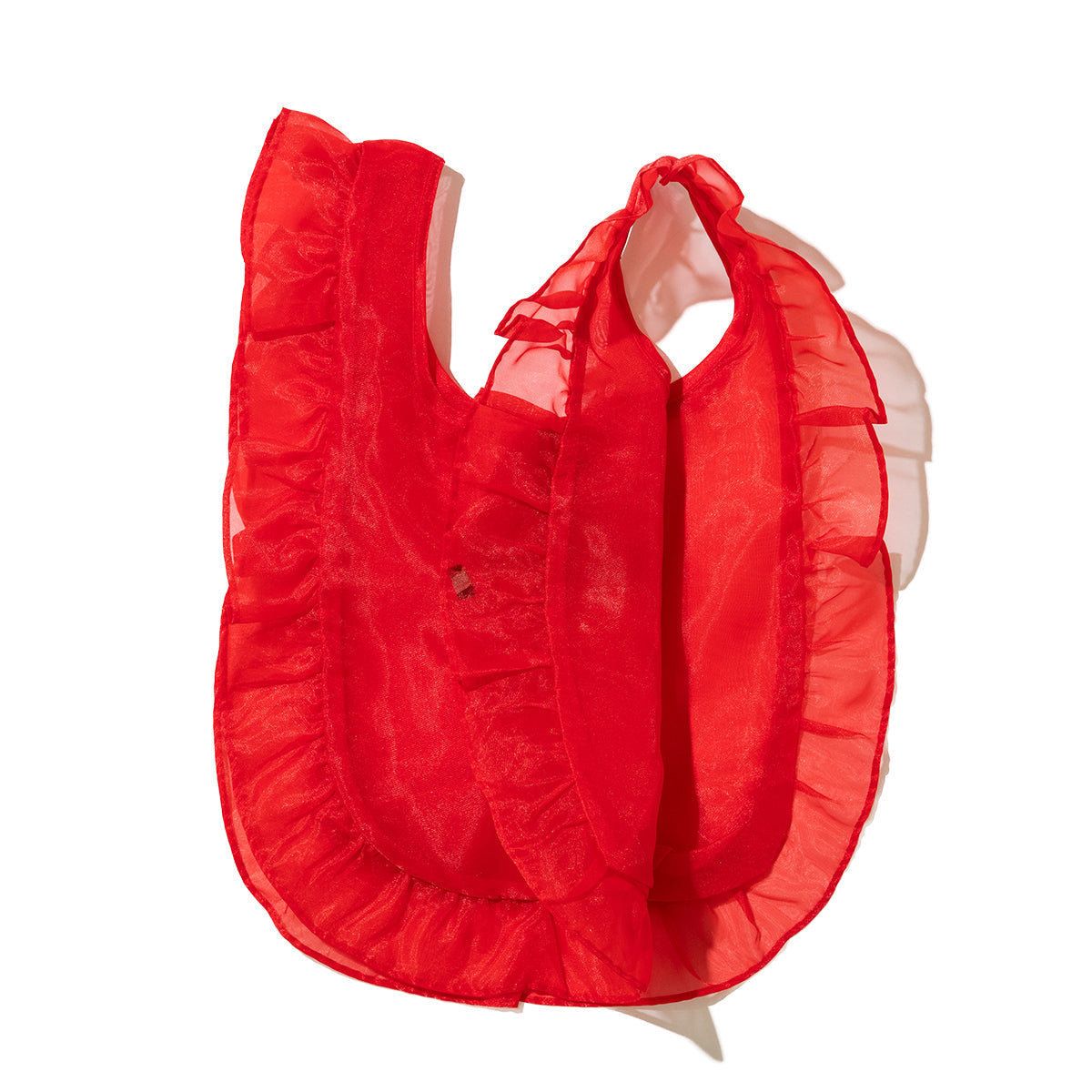 NON TOKYO SHEER FRILL BAG ノントーキョー シアー フリル バッグ NON-26S-0339【レディース シアー素材 ポリエステル 収納可能 26SS】