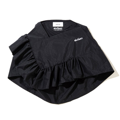 naokitomizuka WILD THINGS poncho with scarf ナオキトミヅカ WILD THINGS ポンチョ ウィズ スカーフ GRNTB022【レディース ポンチョ ナイロン素材 コラボ 26SS】