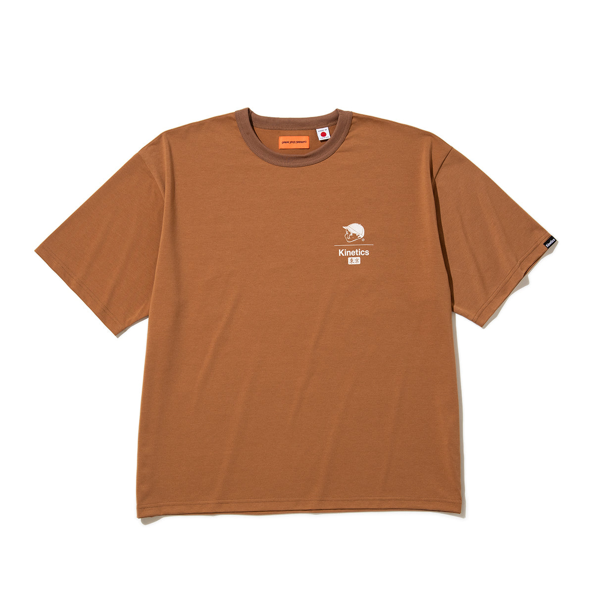 UMAMI SPICE COMPANY SP CORPORATE TECH SS T-SHIRT for Kinetics ウマミスパイスカンパニー SP コーポレートテック SS Tシャツ for Kinetics USCKSP05【メンズ 日本製 半袖 吸水速乾性 防シワ性 26SS】