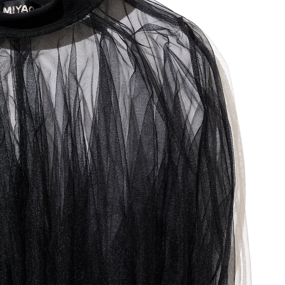 MIYAO Tulle Top ミヤオ チュール トップ MEBL-05【レディース ナイロン素材 コットン素材 チュール 26SS】