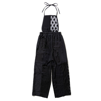MIYAO Halter Neck Salopette ミヤオ ホルターネックサロペット MEPT-01【レディース レース ポケット 26SS】