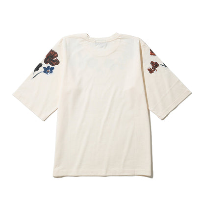 MIYAO Floral Print Tee ミヤオ 花柄プリントティー METS-06【レディース コットン素材 花柄 26SS】