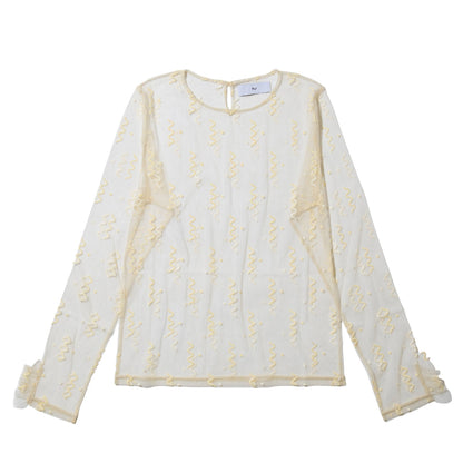 PoI tulle top naminami ポィ チュール トップ ナミナミ 261-CT02【レディース チュール シースルー 26SS】