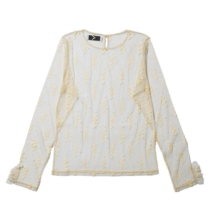 PoI tulle top naminami ポィ チュール トップ ナミナミ 261-CT02【レディース チュール シースルー 26SS】