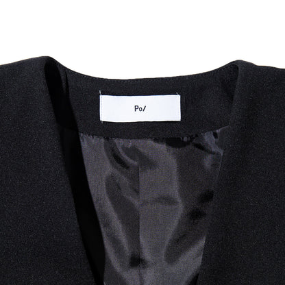PoI ribbon jacket ポィ リボン ジャケット 261-FA01【レディース ポリエステル素材 26SS】