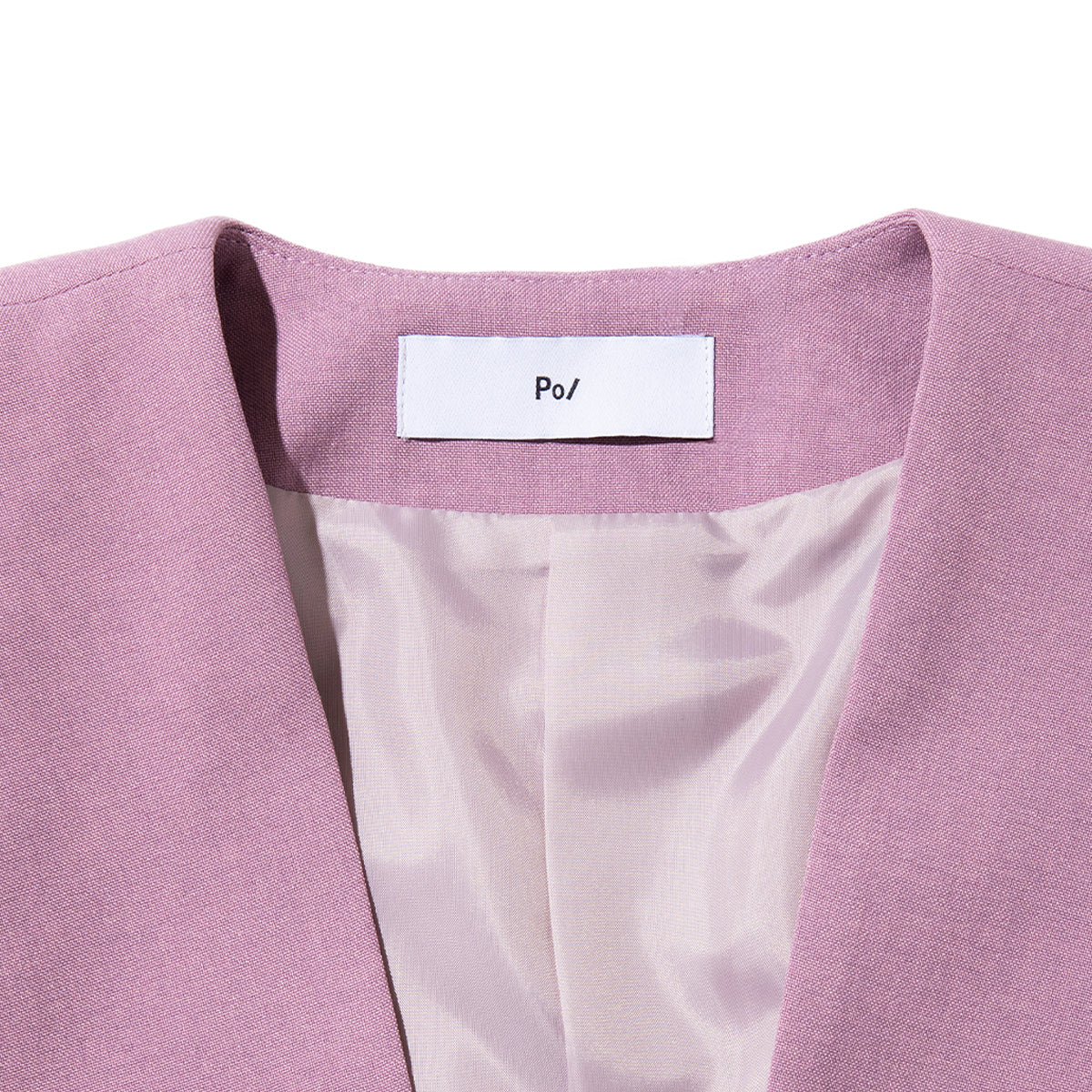 PoI ribbon jacket ポィ リボン ジャケット 261-FA01【レディース ポリエステル素材 26SS】