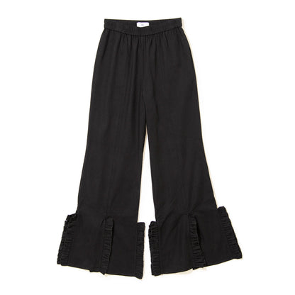 PoI chambray frill pants ポィ シャンブレー フリル パンツ 261-FP12【レディース フリル コットン素材 26SS】