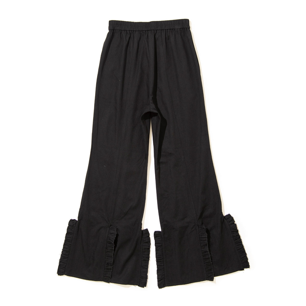 PoI chambray frill pants ポィ シャンブレー フリル パンツ 261-FP12【レディース フリル コットン素材 26SS】