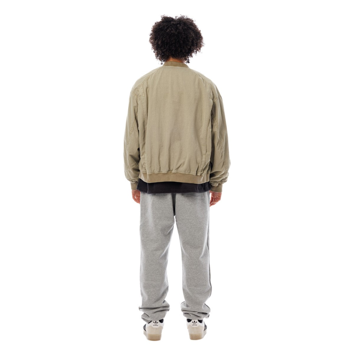 Sandinista Bomber Jacket - Overdyed サンディニスタ ボンバー ジャケット オーバーダイ 60426PS01-OW【メンズ ボンバージャケット 高密度ナイロン 製品染め 短丈 26SS】