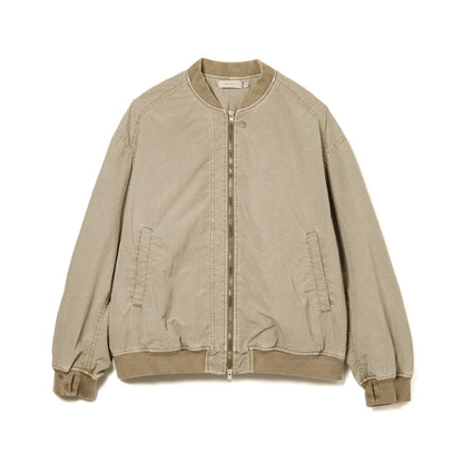 Sandinista Bomber Jacket - Overdyed サンディニスタ ボンバー ジャケット オーバーダイ 60426PS01-OW【メンズ ボンバージャケット 高密度ナイロン 製品染め 短丈 26SS】