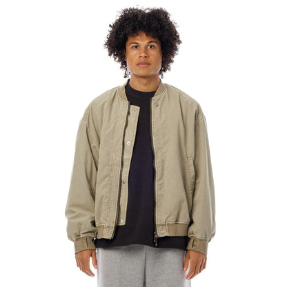 Sandinista Bomber Jacket - Overdyed サンディニスタ ボンバー ジャケット オーバーダイ 60426PS01-OW【メンズ ボンバージャケット 高密度ナイロン 製品染め 短丈 26SS】