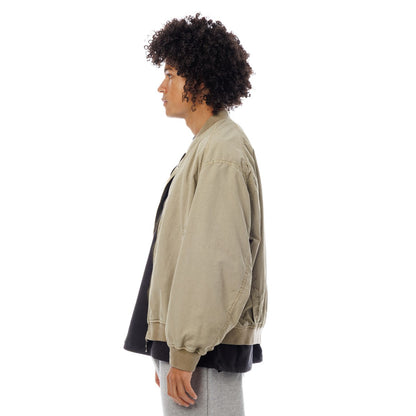 Sandinista Bomber Jacket - Overdyed サンディニスタ ボンバー ジャケット オーバーダイ 60426PS01-OW【メンズ ボンバージャケット 高密度ナイロン 製品染め 短丈 26SS】