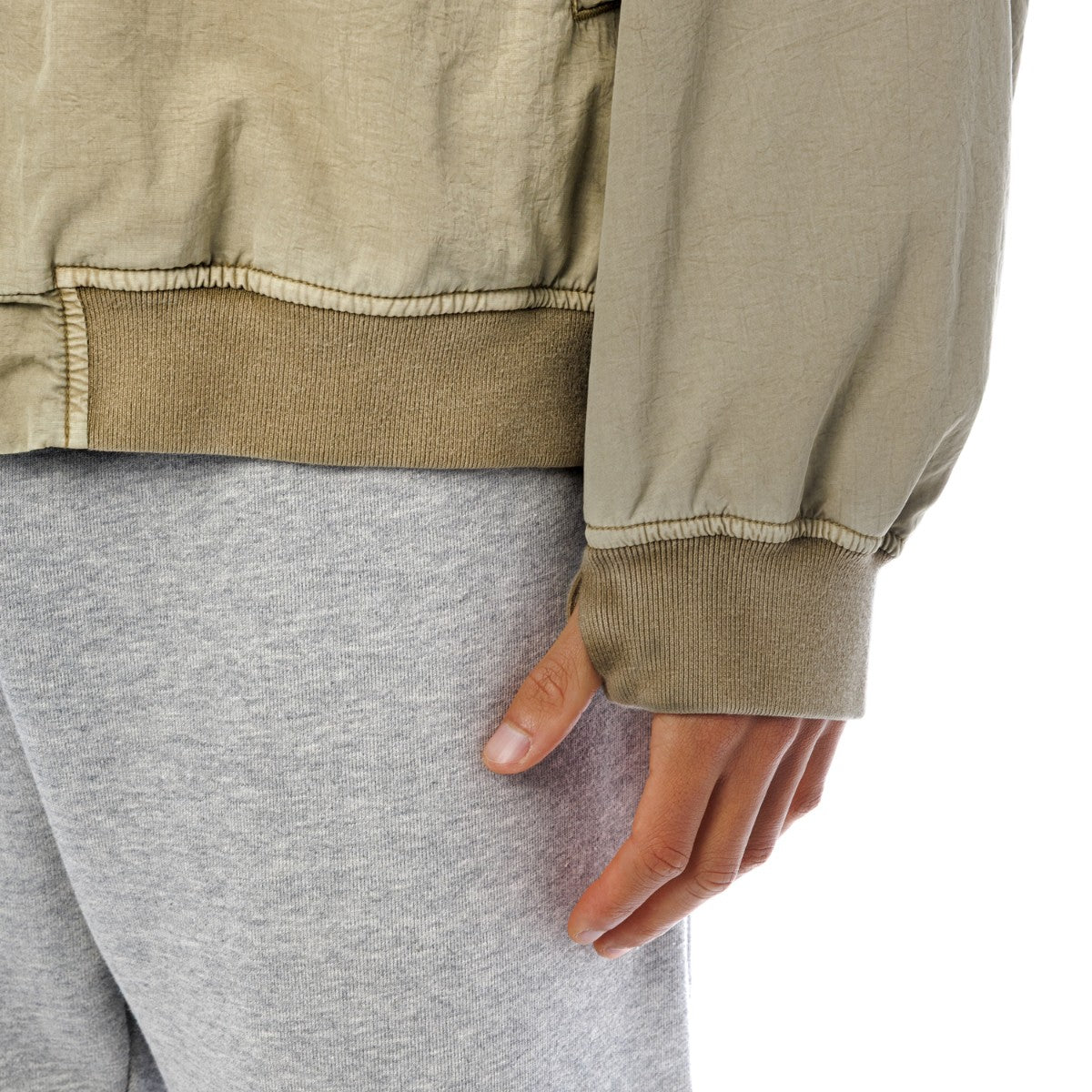 Sandinista Bomber Jacket - Overdyed サンディニスタ ボンバー ジャケット オーバーダイ 60426PS01-OW【メンズ ボンバージャケット 高密度ナイロン 製品染め 短丈 26SS】