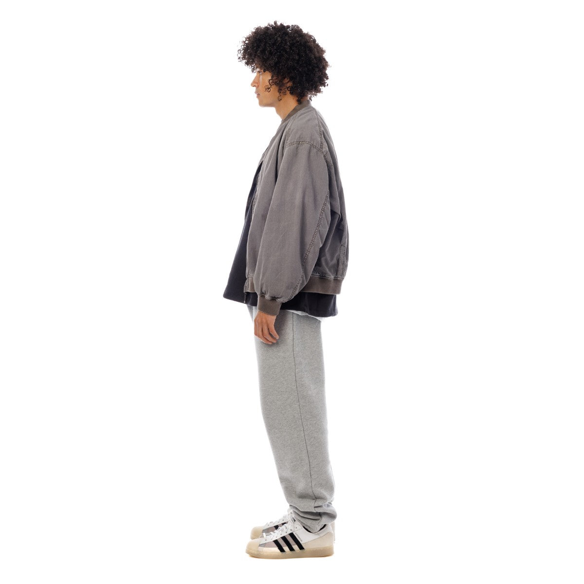 Sandinista Bomber Jacket - Overdyed サンディニスタ ボンバー ジャケット オーバーダイ 60426PS01-OW【メンズ ボンバージャケット 高密度ナイロン 製品染め 短丈 26SS】