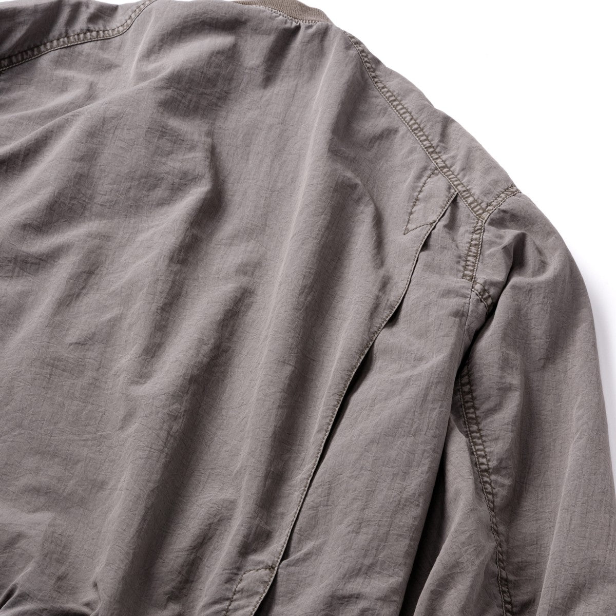 Sandinista Bomber Jacket - Overdyed サンディニスタ ボンバー ジャケット オーバーダイ 60426PS01-OW【メンズ ボンバージャケット 高密度ナイロン 製品染め 短丈 26SS】