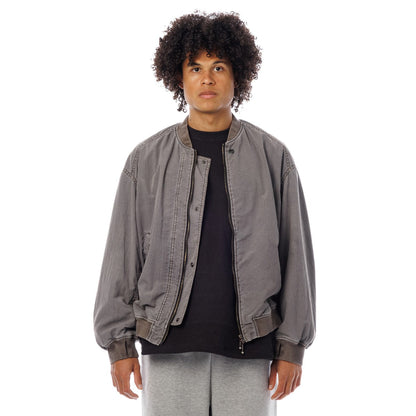 Sandinista Bomber Jacket - Overdyed サンディニスタ ボンバー ジャケット オーバーダイ 60426PS01-OW【メンズ ボンバージャケット 高密度ナイロン 製品染め 短丈 26SS】