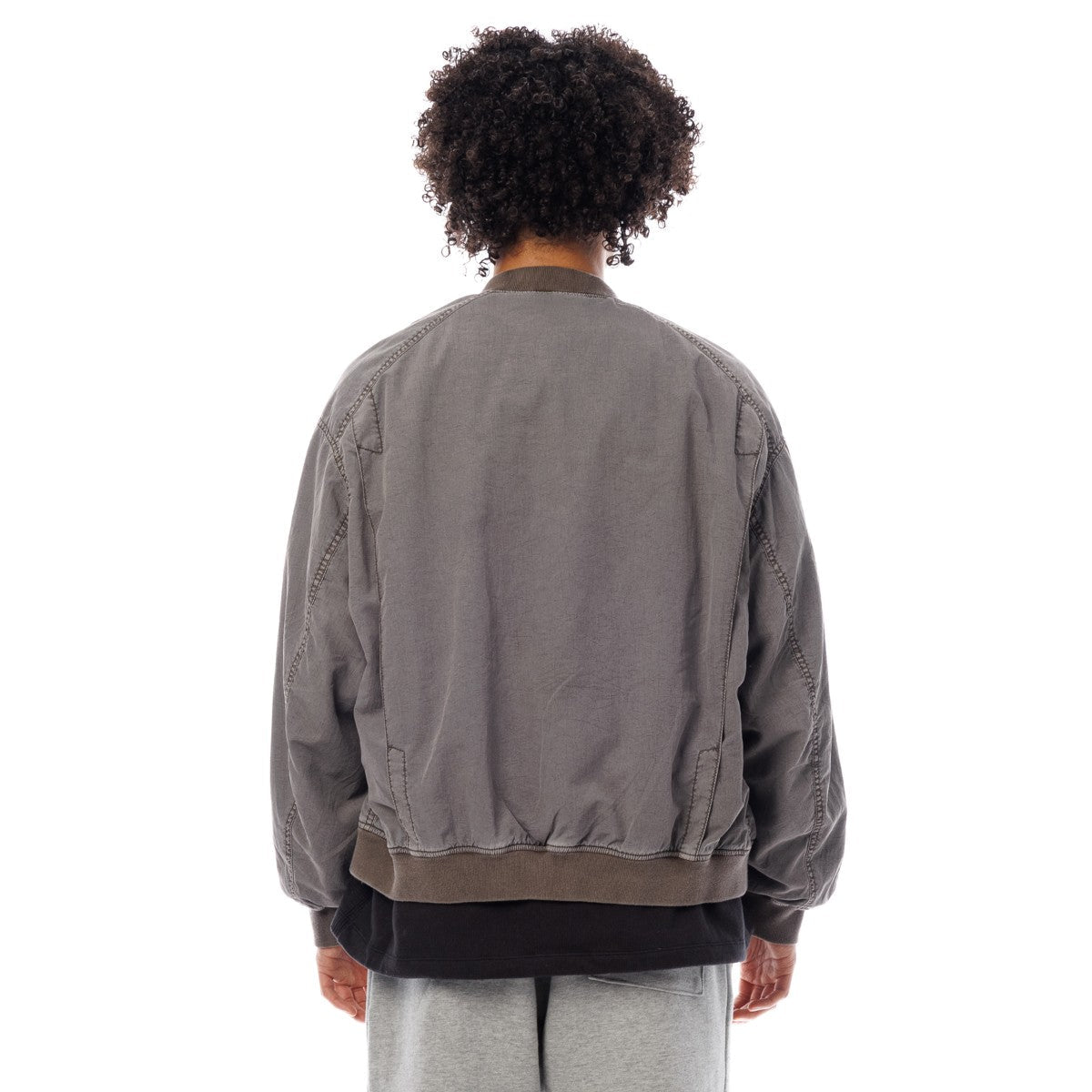 Sandinista Bomber Jacket - Overdyed サンディニスタ ボンバー ジャケット オーバーダイ 60426PS01-OW【メンズ ボンバージャケット 高密度ナイロン 製品染め 短丈 26SS】