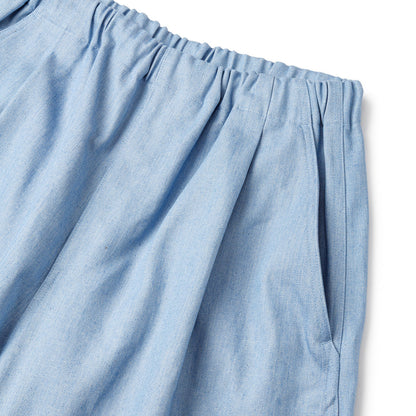 Sandinista Light Denim Easy Baggy Shorts サンディニスタ ライト デニム イージー バギー ショーツ 60426PS03【メンズ デニム生地 タック入り イージーショーツ 26SS】