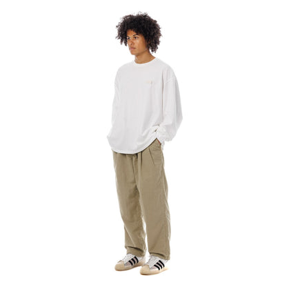 Sandinista Nylon 2Tuck Pants - Overdyed サンディニスタ ナイロン 2タック パンツ オーバーダイ 60426PS05-BT【メンズ ナイロンパンツ ドローコード 裾ゴム 26SS】
