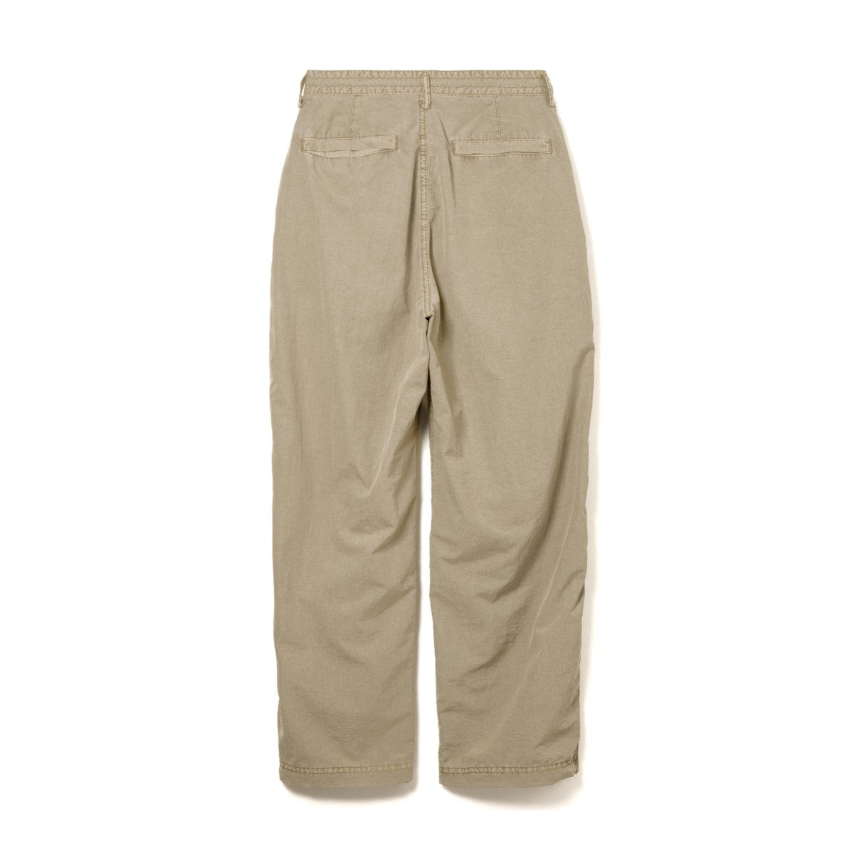 Sandinista Nylon 2Tuck Pants - Overdyed サンディニスタ ナイロン 2タック パンツ オーバーダイ 60426PS05-BT【メンズ ナイロンパンツ ドローコード 裾ゴム 26SS】
