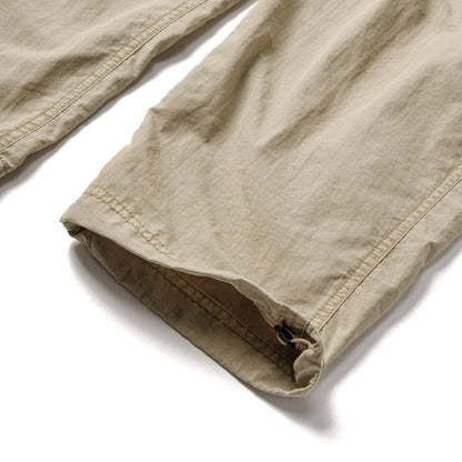 Sandinista Nylon 2Tuck Pants - Overdyed サンディニスタ ナイロン 2タック パンツ オーバーダイ 60426PS05-BT【メンズ ナイロンパンツ ドローコード 裾ゴム 26SS】
