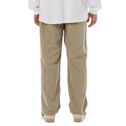 Sandinista Nylon 2Tuck Pants - Overdyed サンディニスタ ナイロン 2タック パンツ オーバーダイ 60426PS05-BT【メンズ ナイロンパンツ ドローコード 裾ゴム 26SS】
