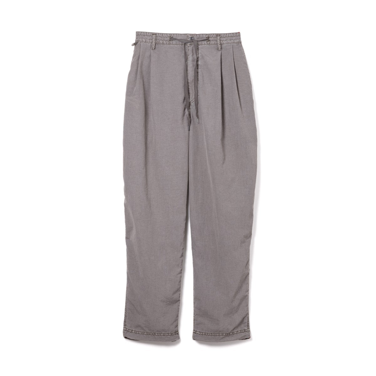 Sandinista Nylon 2Tuck Pants - Overdyed サンディニスタ ナイロン 2タック パンツ オーバーダイ 60426PS05-BT【メンズ ナイロンパンツ ドローコード 裾ゴム 26SS】