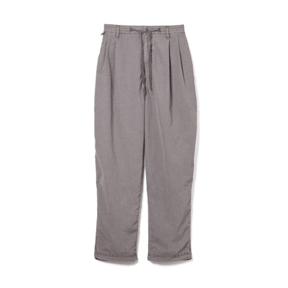 Sandinista Nylon 2Tuck Pants - Overdyed サンディニスタ ナイロン 2タック パンツ オーバーダイ 60426PS05-BT【メンズ ナイロンパンツ ドローコード 裾ゴム 26SS】