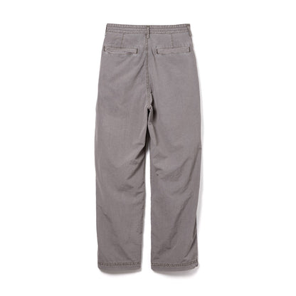 Sandinista Nylon 2Tuck Pants - Overdyed サンディニスタ ナイロン 2タック パンツ オーバーダイ 60426PS05-BT【メンズ ナイロンパンツ ドローコード 裾ゴム 26SS】