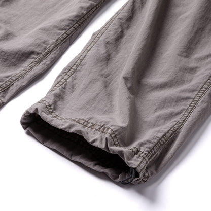 Sandinista Nylon 2Tuck Pants - Overdyed サンディニスタ ナイロン 2タック パンツ オーバーダイ 60426PS05-BT【メンズ ナイロンパンツ ドローコード 裾ゴム 26SS】