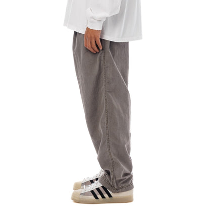 Sandinista Nylon 2Tuck Pants - Overdyed サンディニスタ ナイロン 2タック パンツ オーバーダイ 60426PS05-BT【メンズ ナイロンパンツ ドローコード 裾ゴム 26SS】